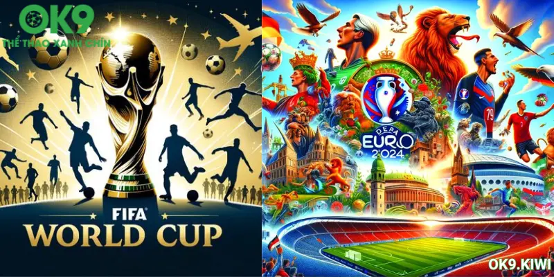 So sánh giải Euro với World Cup về quy mô giải đấu